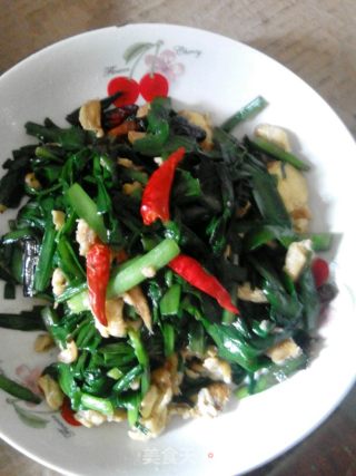 韭菜炒鸡蛋的做法