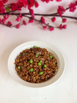 黄豆酱炒米饭的做法