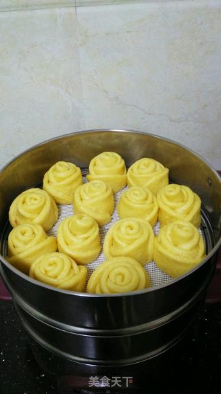 豆渣玫瑰馒头的做法