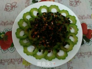 豆豉拌苦瓜的做法