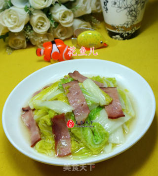 培根炒娃娃菜的做法