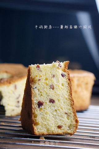 蔓越莓橙汁戚风的做法