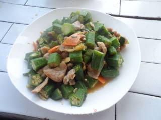 补肾好食材——秋葵炒肉的做法