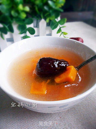 银耳红枣南瓜羹的做法