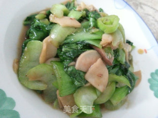 杏鲍菇炒瓢菜的做法