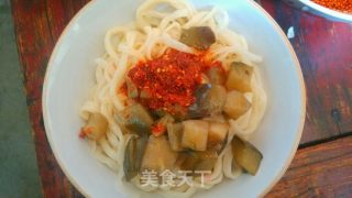 酸辣茄丁面的做法