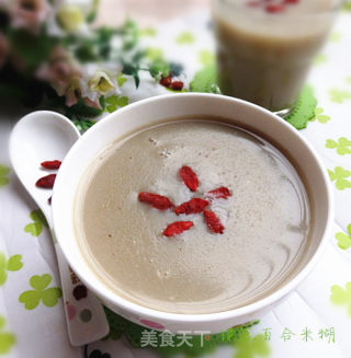 l百合绿豆米糊---传统的解暑佳品的做法