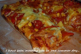 红肠PIZZA的做法