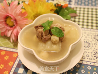 苦瓜莲子排骨汤的做法