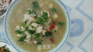 萝卜丝扇贝汤的做法