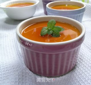 南瓜牛奶蒸布丁的做法