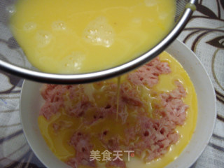 肉饼蒸蛋的做法步骤：3