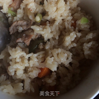 五花肉萝卜豆角焖饭的做法