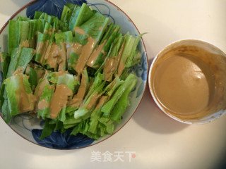 凉拌油麦菜的做法