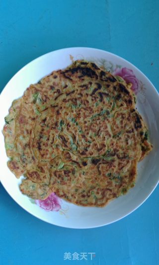 胡萝卜青菜全麦煎饼的做法