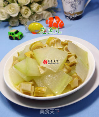 羊尾笋煮冬瓜的做法