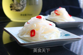 凉拌苤蓝丝的做法