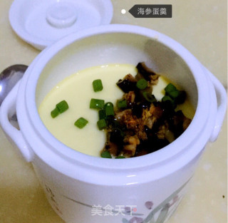 海参蒸蛋羹的做法