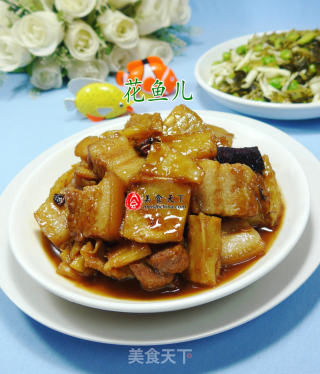 橡皮鱼鲞烧五花肉的做法