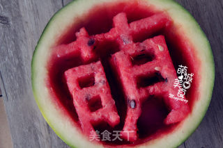 雕西瓜的做法