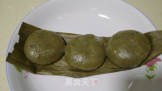 艾叶青团的做法