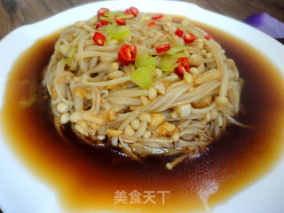 炝拌金针菇的做法