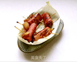 培根茄子卷的做法