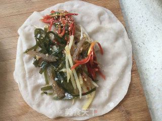 蒸饼夹菜的做法