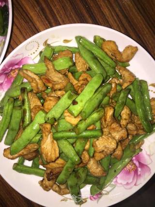 豆角炒肉的做法