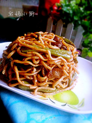 豆角焖面的做法