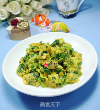 香葱炒鸡蛋的做法