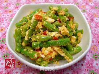 咸蛋干煸四季豆 ☆咸蛋炒蔬 5的做法