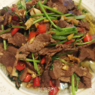 小炒黄牛肉的做法