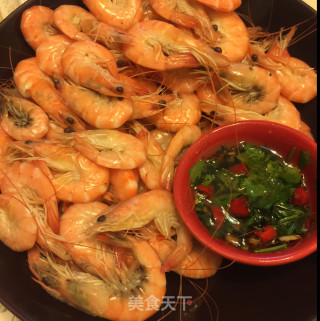 白灼虾的做法