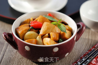 三杯杏鲍菇的做法