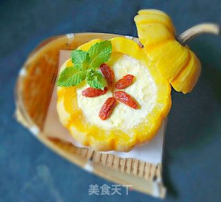 金瓜水蒸蛋的做法