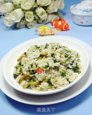 榨菜丝油麦菜炒饭