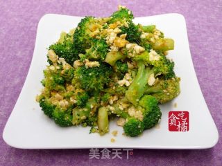 咸蛋炒青花椰 ☆咸蛋炒蔬7的做法