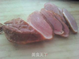 鸭胸肉拌荷兰豆的做法步骤：2