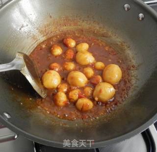 糖醋鹌鹑蛋的做法步骤：2