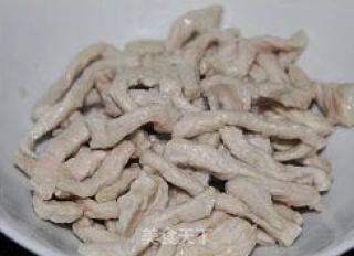 香干榨菜炒肉丝的做法步骤：4