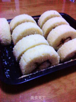 蓝莓砂糖蛋糕卷的做法步骤：3
