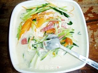 三丝蛋饼的做法步骤：3