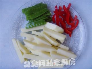 椒荷烧土豆的做法步骤：4