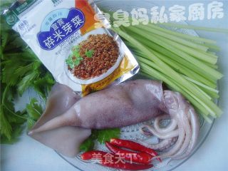 干煸鱿鱼丝的做法步骤：3