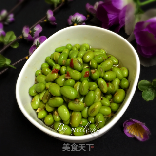 拌毛豆的做法