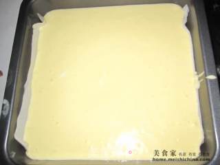 香葱培根肉松卷的做法步骤：4