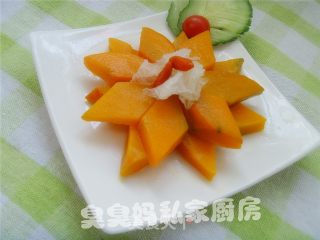 冰汁南瓜的做法步骤：4