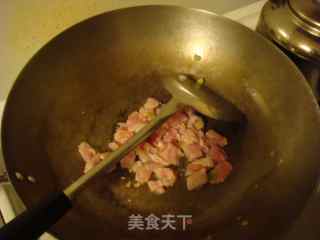 豆角笋丁肉饭的做法步骤：2