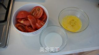 番茄蛋花汤的做法步骤：2